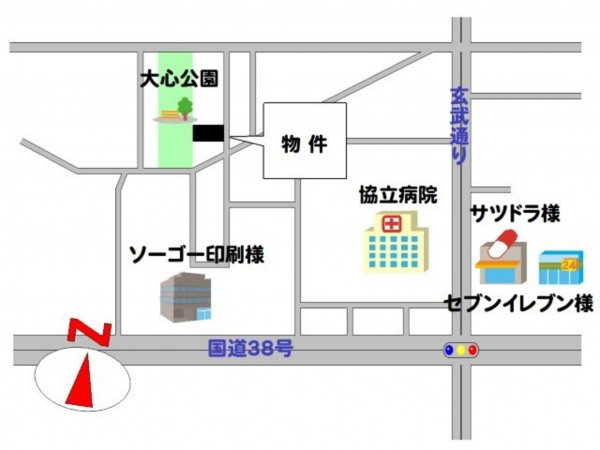 帯広市西十六条、土地の画像です