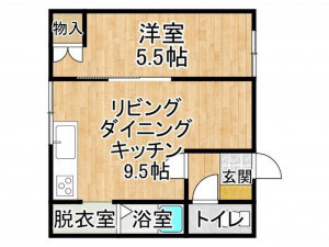 帯広市西十二条、収益物件/その他の間取り画像です