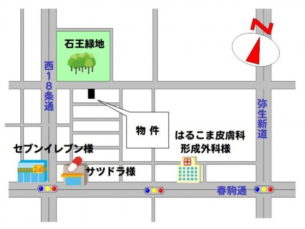 帯広市西十八条、土地の画像です