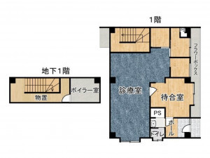 帯広市緑ヶ丘、収益物件/店舗の間取り画像です