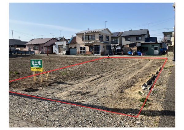帯広市西十三条、土地の画像です