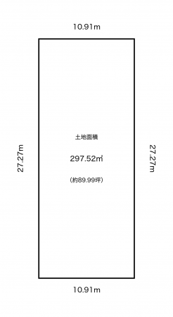 帯広市東七条、土地の間取り画像です