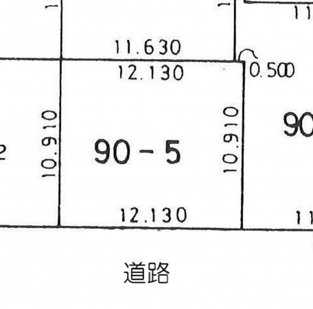 帯広市西十六条、土地の間取り画像です