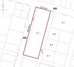 鹿追町、土地の間取り画像です