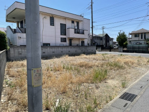 熊谷市拾六間、土地の画像です