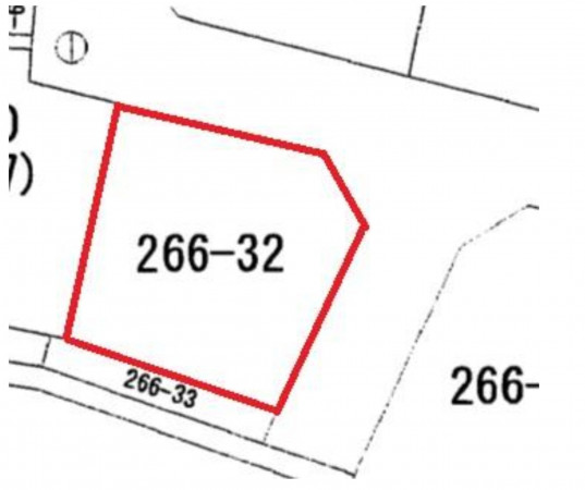 熊谷市柿沼、土地の間取り画像です