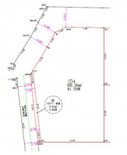 熊谷市西別府、土地の間取り画像です