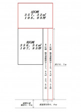 熊谷市上之、土地の間取り画像です