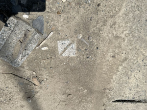 熊谷市上之、土地の前面道路を含む現地写真画像です