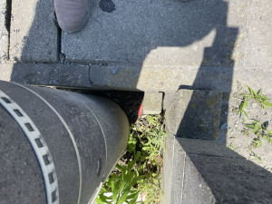 熊谷市上之、土地の前面道路を含む現地写真画像です