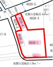 熊谷市上之、土地の間取り画像です