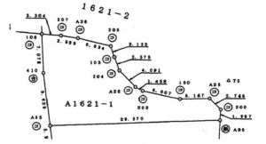 熊谷市妻沼、土地の間取り画像です