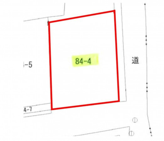 熊谷市上川上、土地の間取り画像です
