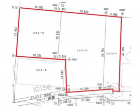 熊谷市奈良新田、土地の間取り画像です