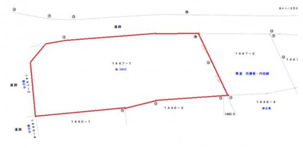 熊谷市下川上、土地の間取り画像です