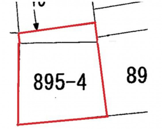熊谷市柿沼、土地の間取り画像です