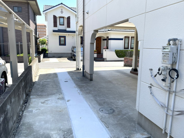 熊谷市広瀬、中古一戸建ての外観画像です