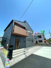 熊谷市末広、新築一戸建ての外観画像です