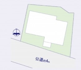 熊谷市本石、中古一戸建ての地図画像です