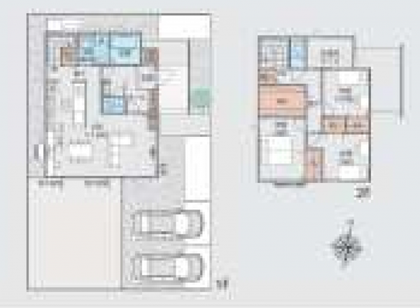 熊谷市末広、中古一戸建ての間取り画像です