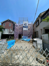 熊谷市月見町、新築一戸建ての外観画像です