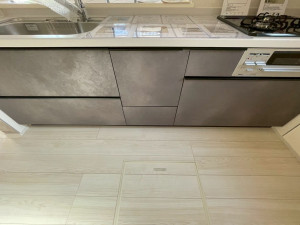 熊谷市箱田、新築一戸建てのキッチン画像です