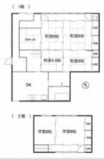 熊谷市今井、中古一戸建ての間取り画像です