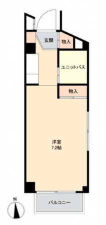 熊谷市大原、中古マンションの間取り画像です