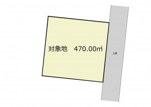 深谷市、土地の間取り画像です