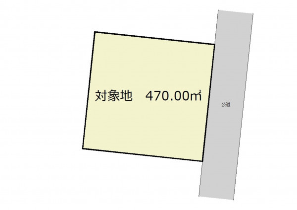 深谷市、土地の間取り画像です