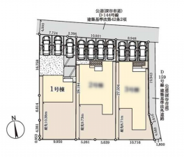 深谷市稲荷町北、新築一戸建ての地図画像です