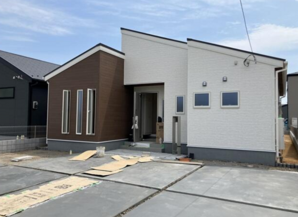 深谷市稲荷町北、新築一戸建ての外観画像です