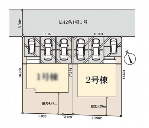 深谷市上柴町東、新築一戸建ての地図画像です