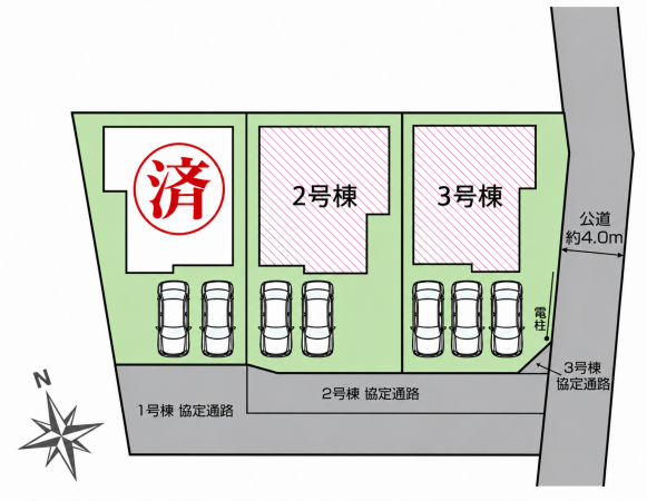 熊谷市拾六間、新築一戸建ての画像です