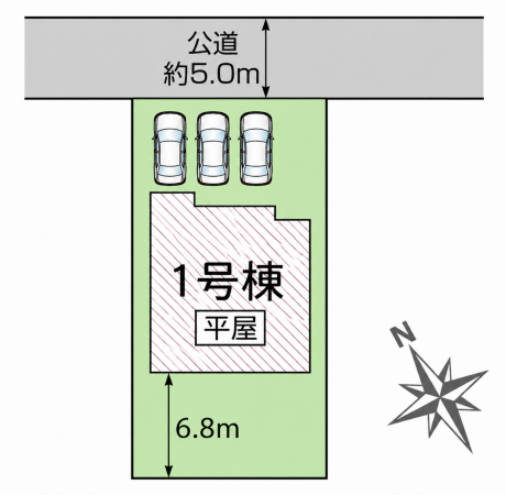 深谷市上野台、新築一戸建ての画像です