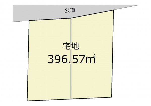 熊谷市石原、土地の間取り画像です