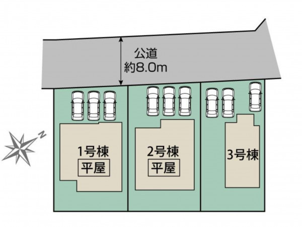 熊谷市拾六間、新築一戸建ての画像です