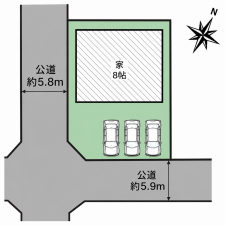 熊谷市拾六間、新築一戸建ての画像です