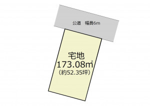 熊谷市日向、土地の間取り画像です