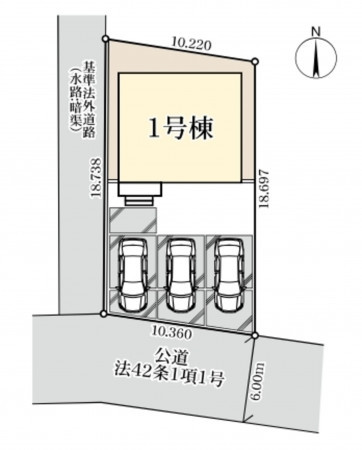 深谷市本住町、新築一戸建ての画像です