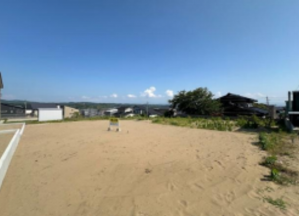かほく市浜北、土地の画像です