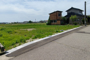 河北郡津幡町字太田、新築一戸建ての外観画像です