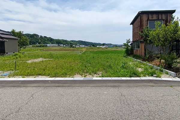 河北郡津幡町字太田、新築一戸建ての外観画像です