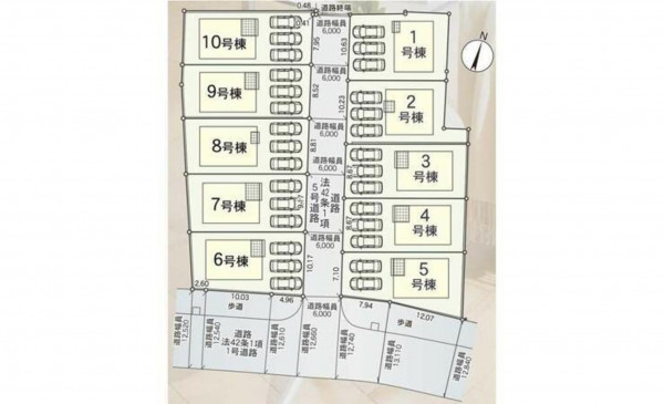 かほく市大崎、新築一戸建ての画像です