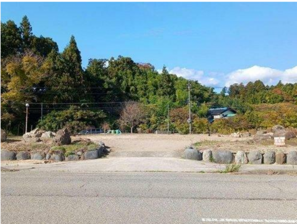 七尾市高田町、土地の画像です