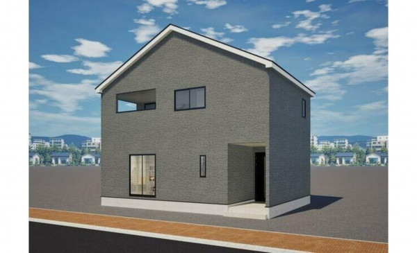 かほく市木津、新築一戸建ての完成予想図（外観）画像です