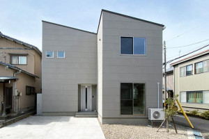 金沢市桜町、新築一戸建ての外観画像です