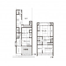 金沢市扇町、中古一戸建ての間取り画像です