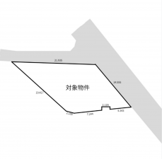 高崎市金古町、土地の間取り画像です