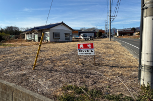 高崎市箕郷町、土地の画像です